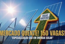 Edital IFTO 45/2025 publicado! Especialização em Sistemas Fotovoltaicos EAD. Seleção por análise curricular. Não perca essa chance!