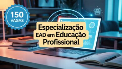 IFC abre 150 vagas para Especialização EAD gratuita em Educação Profissional. Inscreva-se de 06 a 22 de junho! Sem provas!