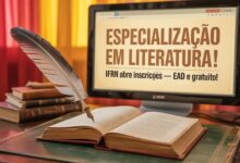 O IFRN abriu 180 vagas para a Especialização EAD em Literatura e Ensino. Inscrições até 22/06. Não perca esta chance!