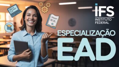 Instituto Federal - IFS dá nova chance e prorroga as inscrições para Curso de Especialização EAD Gratuito que oferta 250 vagas!