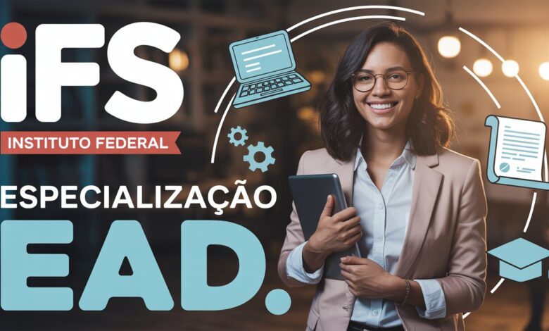 IFS oferece 250 vagas em Especialização em Educação a Distância na EPT. Inscrições abertas até 15/06. Veja os polos participantes!