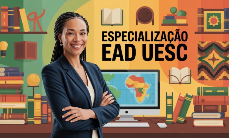 UESC abre 300 vagas para pós-graduação e Especialização EAD! Inscrições vão até 9 de junho. Cursos em Educação e Cultura Africana.