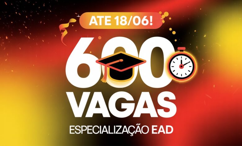 A UESC oferece 600 vagas de especialização EAD grátis em Educação e Negócios. Inscrições só até 18/06. Não perca tempo e garanta já!