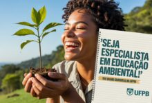 UFPB abre 150 vagas para especialização gratuita em Educação Ambiental EAD. Inscrições abertas! Saiba como se candidatar!