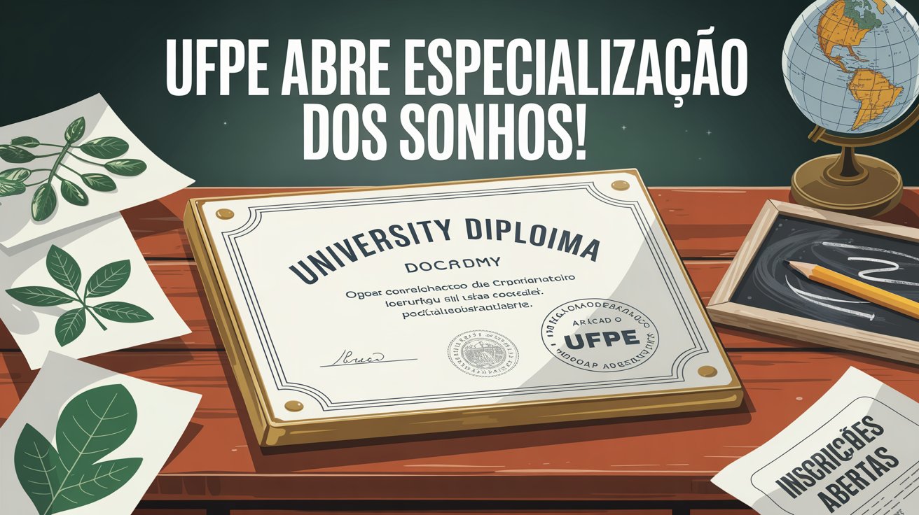 UFPE abre 150 vagas para especialização gratuita EAD em Cultura Oceânica. Inscrições de 06 a 13 de junho. Saiba como participar e mude sua carreira!
