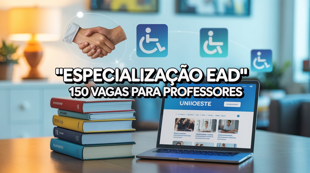 UNIOESTE oferece 150 vagas em pós-graduação gratuita e a distância para professores. Inscrições vão até 27 de junho!