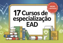 Impulsione seu currículo com a UECE! Vagas abertas para 17 cursos de especialização EAD 2025. Processo seletivo online.