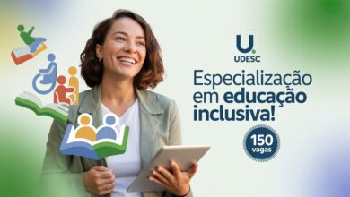 UDESC oferece 150 vagas gratuitas para especialização EAD em Educação Inclusiva. Inscreva-se até 1º de junho e transforme sua prática!