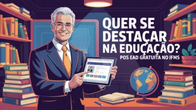IFMS abre 40 vagas para Pós-Graduação gratuita em Ensino de Humanidades. Curso EAD. Inscrições abertas até 29/06. Saiba como participar!