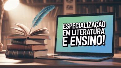 Inscrições abertas para a especialização gratuita em Literatura e Ensino EaD do IFRN. Garanta sua vaga em uma instituição federal!