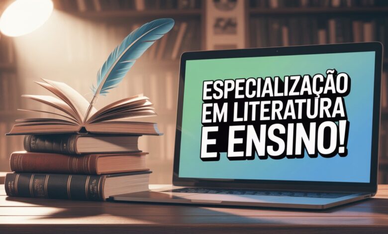 Inscrições abertas para a especialização gratuita em Literatura e Ensino EaD do IFRN. Garanta sua vaga em uma instituição federal!