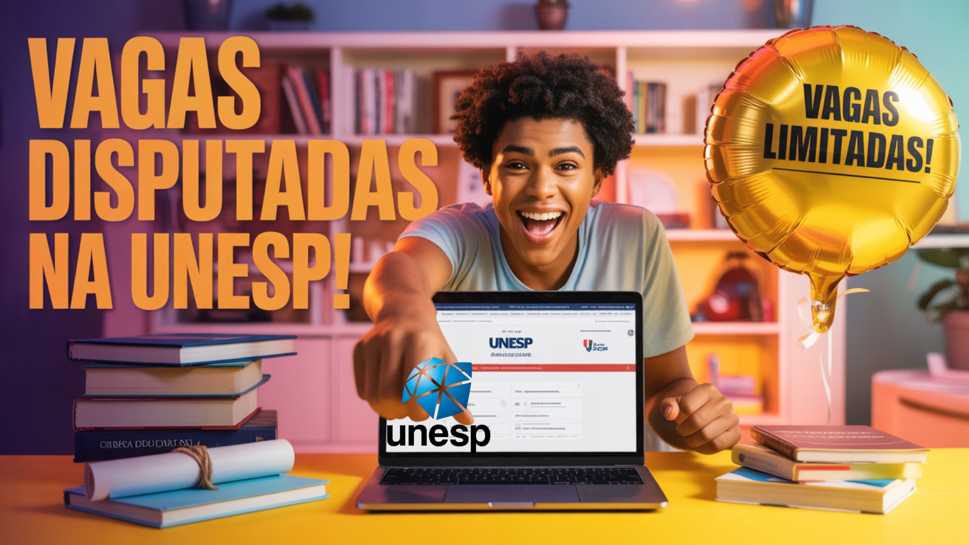 Oportunidade Única: UNESP Abre Inscrições Para 2 Especializações EAD Super Disputadas: 300 vagas totalmente gratuitas! Confira!
