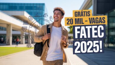 FATEC prorroga inscrições! Mais de 20 mil vagas em cursos superiores gratuitos presenciais e EAD. Inscreva-se até 12 de junho de 2025!