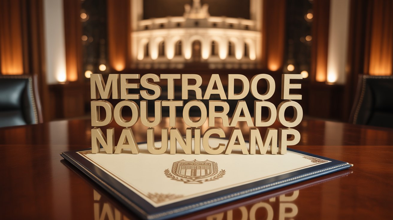 Inscrições abertas para Mestrado e Doutorado na Unicamp 2026. São 181 vagas! Veja o edital, datas e como garantir a sua chance.