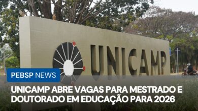 A Unicamp abriu 181 vagas para Mestrado e Doutorado em Educação em 2026. Veja as linhas de pesquisa e como se inscrever na Seleção!