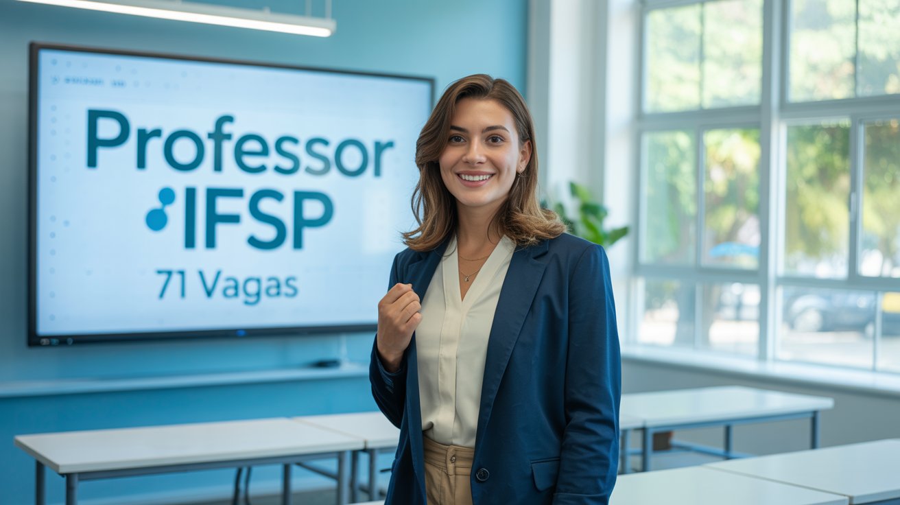 Busca uma vaga de docente em São Paulo? O IFSP oferece 71 oportunidades para professor substituto. Veja os requisitos e a remuneração.
