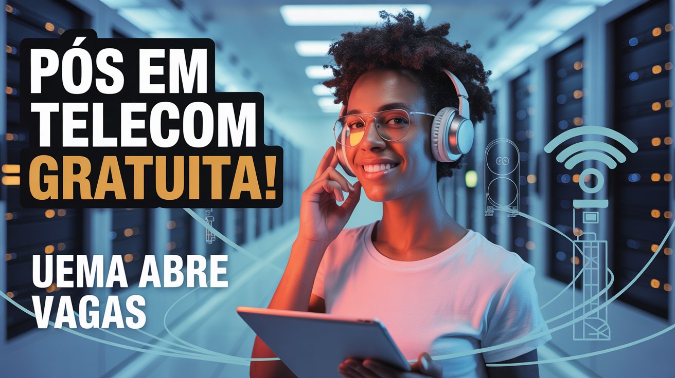 UEMA abre vagas para curso de pós em Redes de Telecomunicações em São Luís. Inscreva-se até 4 de julho e destaque-se no mercado!