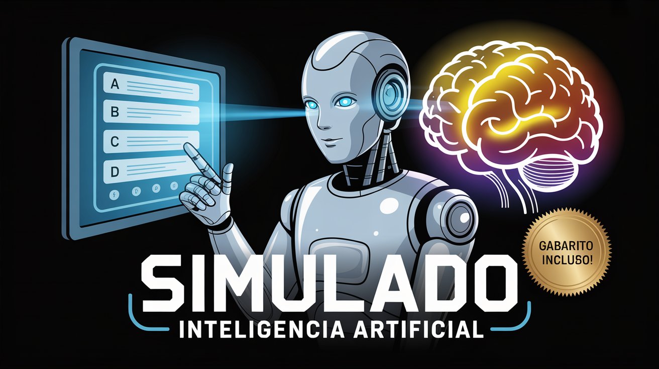 Baixe nosso simulado gratuito sobre Inteligência Artificial com 13 questões focadas nos descritores do SAEB. Inclui gabarito e análise. Prepare-se já!