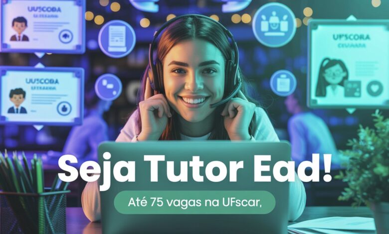 Encerram hoje as inscrições para tutor EAD da UFSCar! Bolsa de R$1.100 e atuação online em curso sobre relações étnico-raciais.