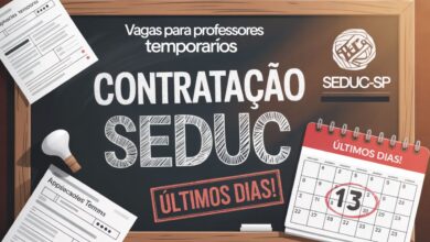Última semana! SEDUC-SP encerra inscrições para professores temporários no dia 13/06. Salários de até R$ 5.300. Veja como participar!