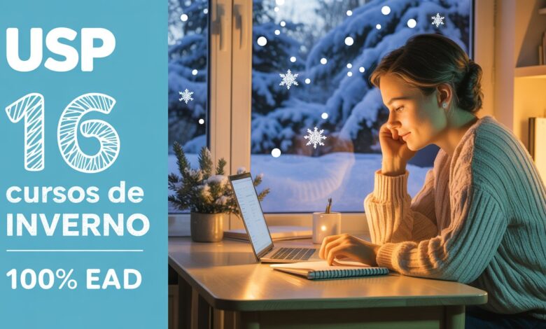 Universidade de São Paulo - USP abre nova rodada de inscrições para 16 Cursos 100% EAD e ONLINE de Inverno oferecidos pela FFLCH