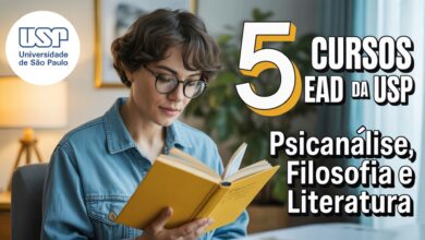Última chance! Cursos de inverno USP em filosofia, Literatura e psicanálise. Gratuito, online e com certificado. Inscrições até hoje, 24/07.