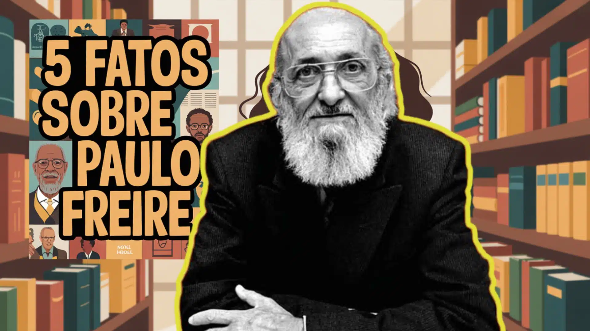 Descubra 5 fatos sobre Paulo Freire que a escola não te contou. Da África ao Nobel da Paz, conheça o legado do educador além do senso comum.