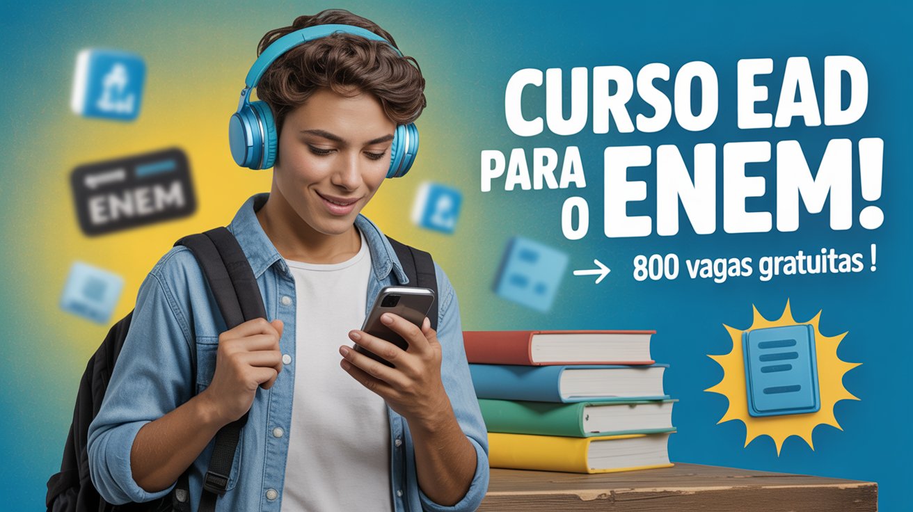 IFSULDEMINAS oferece curso preparatório gratuito para o ENEM com 800 vagas EAD. Inscreva-se até 20 de julho e comece sua jornada!