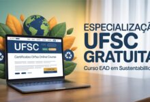 Curso de especialização EAD e gratuito da UFSC para professores. Aprofunde-se em sustentabilidade e cultura oceânica. Saiba mais e participe!