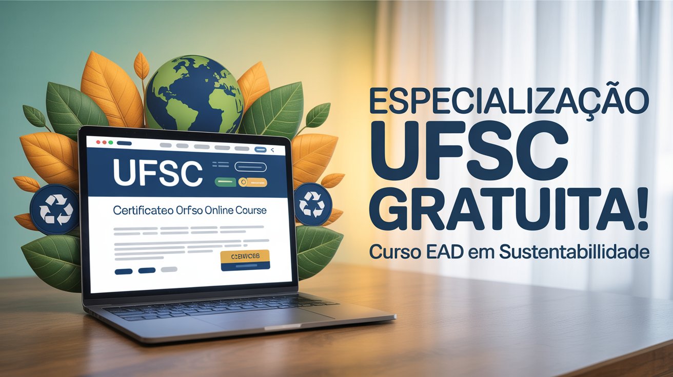 Curso de especialização EAD e gratuito da UFSC para professores. Aprofunde-se em sustentabilidade e cultura oceânica. Saiba mais e participe!