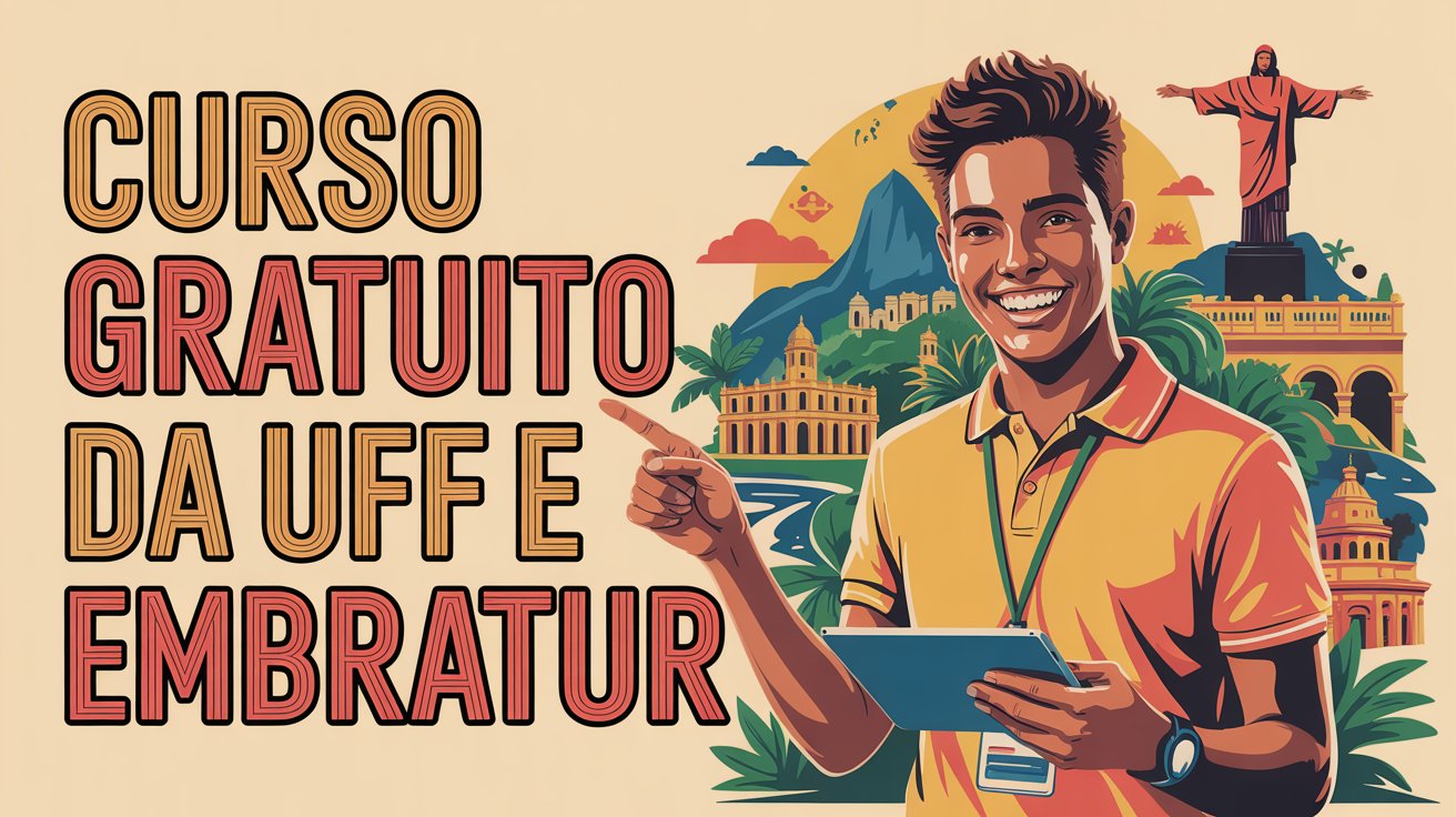 Curso gratuito da UFF e Embratur forma Encantadores e condutores turísticos para atuar com visitantes internacionais. Inscrições abertas