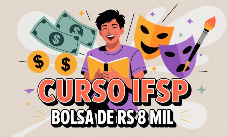 IFSP abre 50 vagas em curso gratuito para agentes culturais, com bolsa mensal e apoio do Ministério da Cultura. Inscreva-se até 04 de agosto!