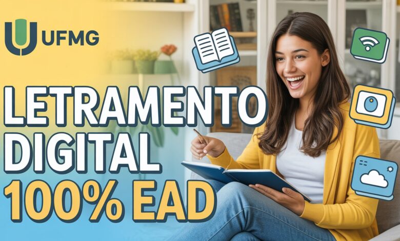UFMG abre 200 vagas para curso gratuito de Letramento Digital. Inscreva-se até 18/07 e ganhe certificado válido em todo o Brasil!