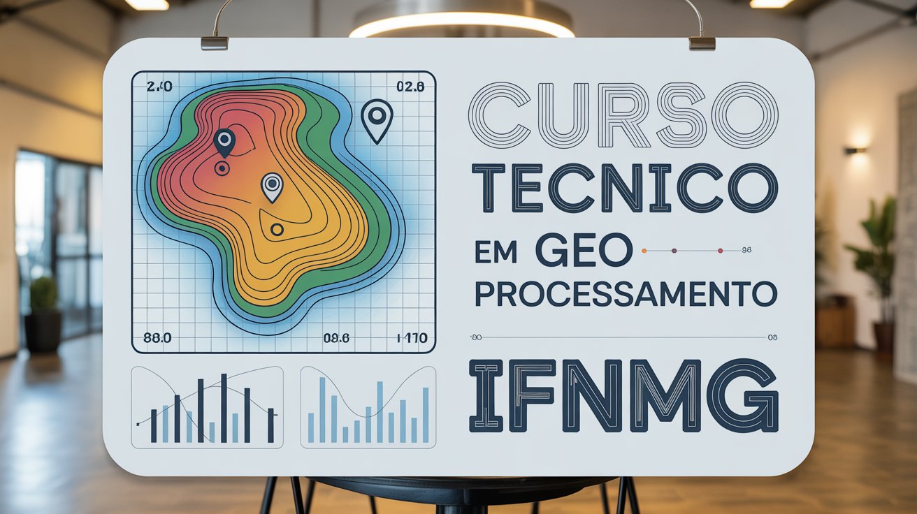 Inscrições abertas para o curso técnico em Geoprocessamento EAD do IFNMG. Vagas EAD e gratuitas para os polos de Diamantina e Itamarandiba.