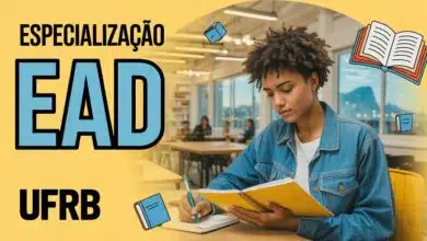 A UFRB abriu vagas para especialização EAD gratuita em 2025. Cursos de Gestão Escolar e Filosofia. Inscrições abertas! Saiba como participar.