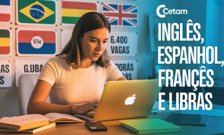 Aprenda inglês, espanhol, Francês e LIBRAS em Cursos online e de graça no CETAM para o Amazonas. Inscrições se encerram HOJE.