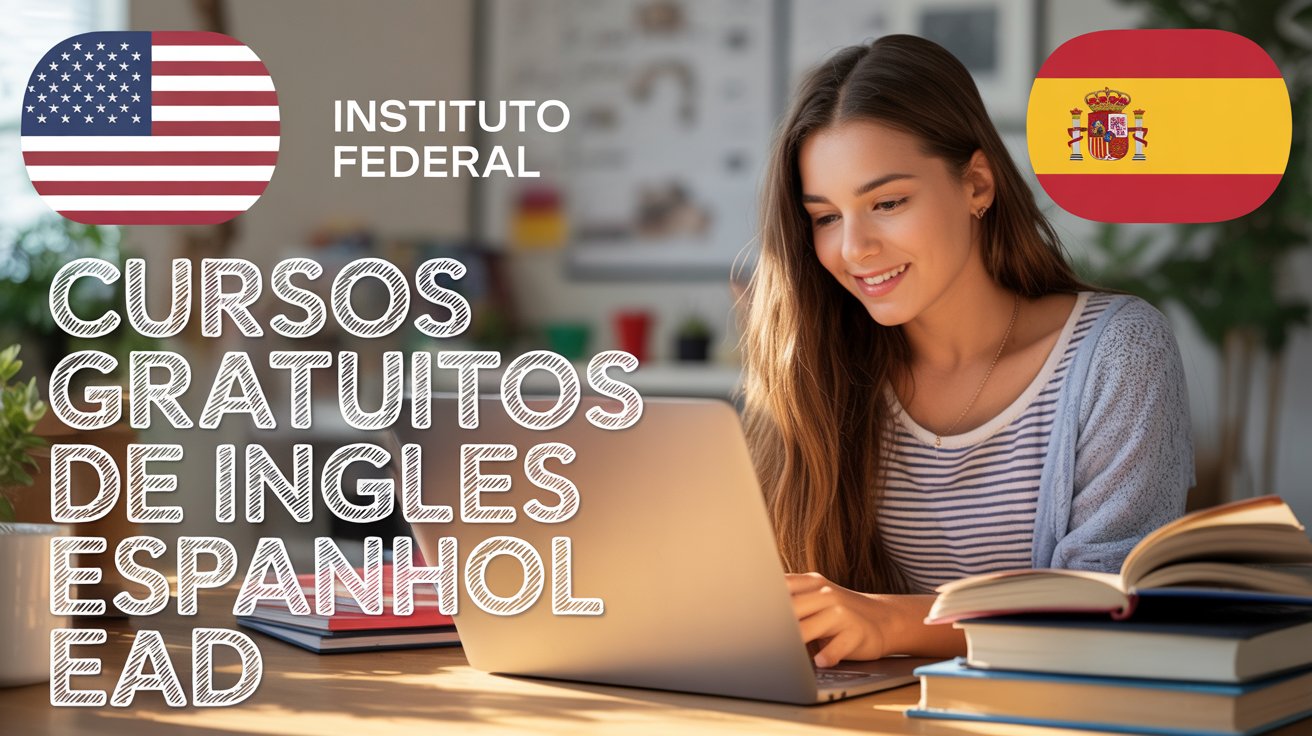 O IFMS abriu vagas para cursos de Idiomas de inglês e espanhol EaD! Inscrições de 23/07 a 03/08/2025. Participe do processo seletivo.