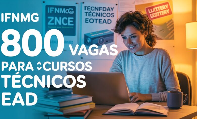 Inscrições abertas para cursos técnicos gratuitos EAD do IFNMG Arinos. Vagas em ADM, Agro e mais. Seleção por sorteio. Inscreva-se até 10/08!