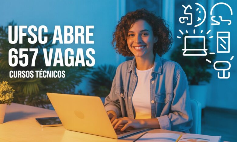 Corra! Cursos técnicos gratuitos no IFSC com vagas sem prova. A seleção é por ordem de inscrição e o prazo final é 31/07.