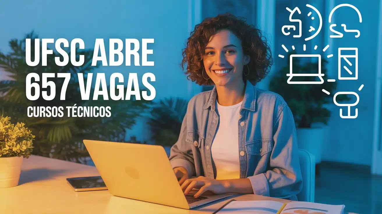 Corra! Cursos técnicos gratuitos no IFSC com vagas sem prova. A seleção é por ordem de inscrição e o prazo final é 31/07.