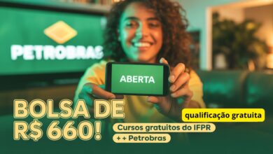 IFPR tem vagas em cursos gratuitos com auxílio de até R$ 858 mensais. Prioridade para mulheres e grupos vulneráveis.