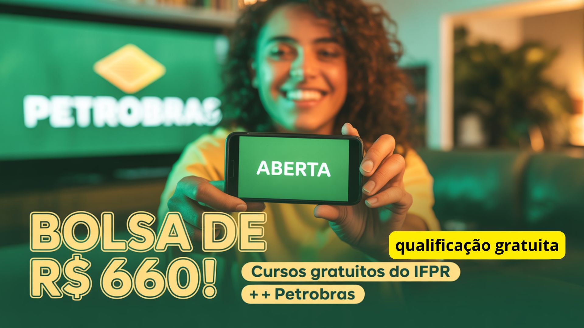 IFPR tem vagas em cursos gratuitos com auxílio de até R$ 858 mensais. Prioridade para mulheres e grupos vulneráveis.
