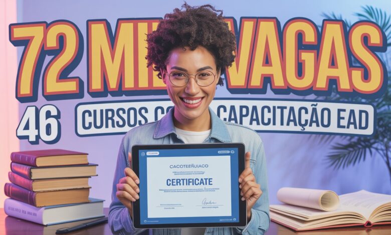 Último dia para 72.600 vagas grátis no CETAM! Cursos 100% online com certificado. Inscrições até 23h59 de hoje. Garanta já a sua!