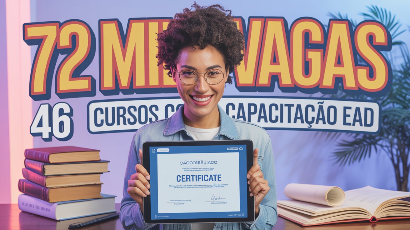 Último dia para 72.600 vagas grátis no CETAM! Cursos 100% online com certificado. Inscrições até 23h59 de hoje. Garanta já a sua!