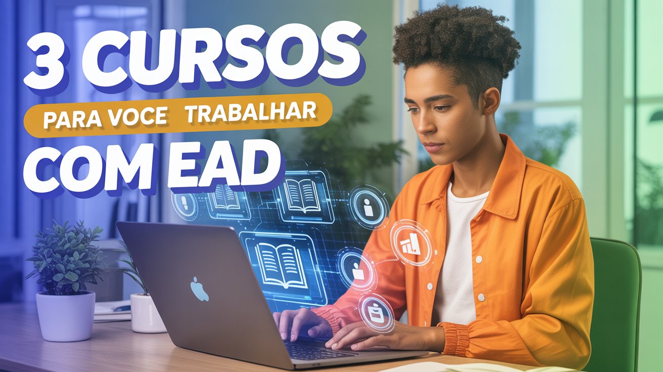 Oportunidade! 3 Cursos EAD e gratuitos para atuar na Educação a Distância. Vagas para mediador pedagógico e produtor de conteúdo. Confira!