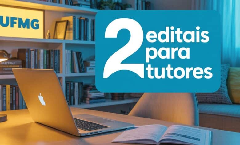 UFMG abre vagas para tutores com bolsa de R$ 1.100. Inscrições para especializações em Gestão Escolar e Educação Especial. Saiba mais!