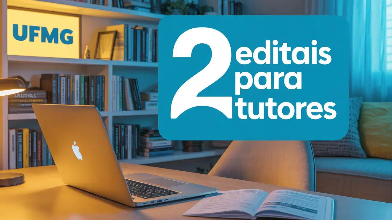 UFMG abre vagas para tutores com bolsa de R$ 1.100. Inscrições para especializações em Gestão Escolar e Educação Especial. Saiba mais!