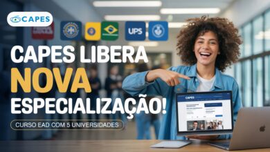 A CAPES oferece Especialização EAD gratuita em Cultura Oceânica para professores. Vagas em 7 universidades. Inscreva-se já e especialize-se!