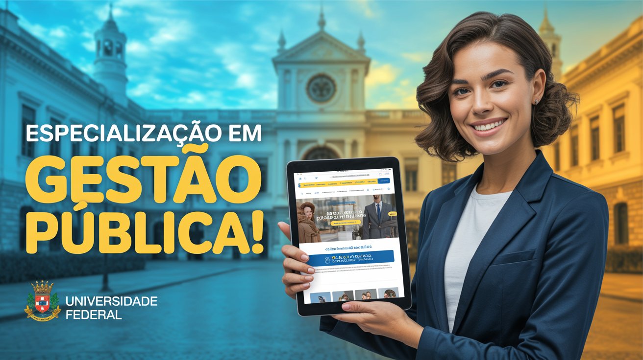 UFJF abre inscrições para especialização gratuita em Gestão Pública EAD. São 150 vagas. Inscreva-se e impulsione sua carreira no setor público