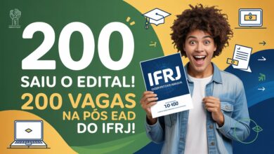 Garanta sua vaga na especialização EAD gratuita do IFRJ! São 200 vagas para atuar em Educação Profissional. Inscrições abertas. Inscreva-se!